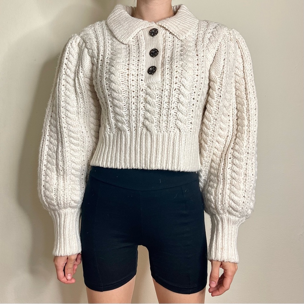 Zara light beige sweater